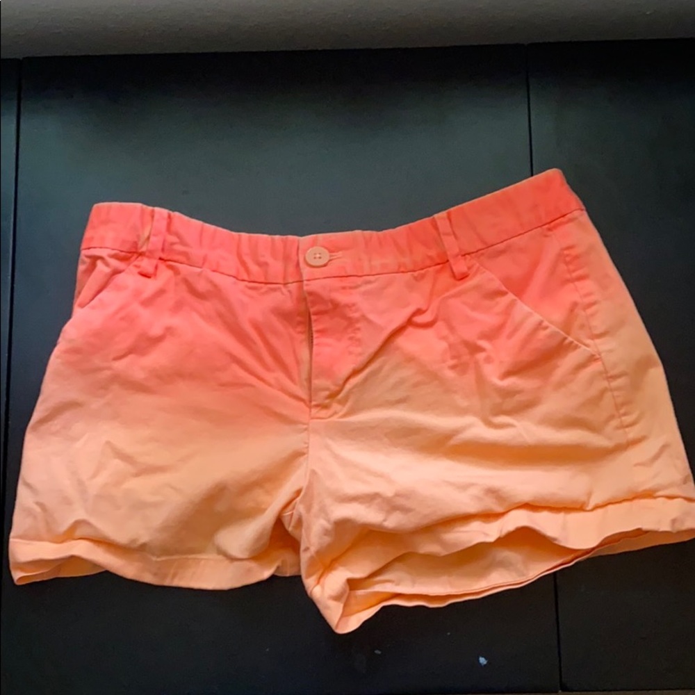 Ombré Orange Chino Shorts
